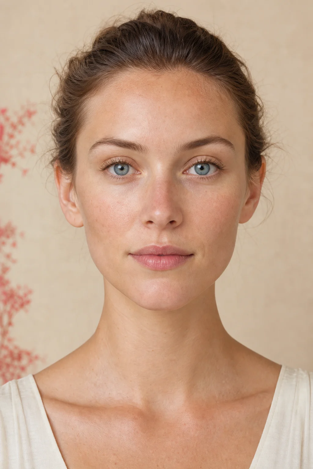 Heart face shape reference portrait